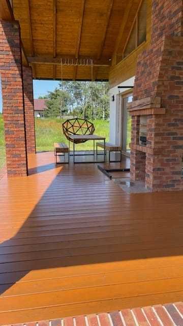 Fotel ogrodowy z drewna bukowego