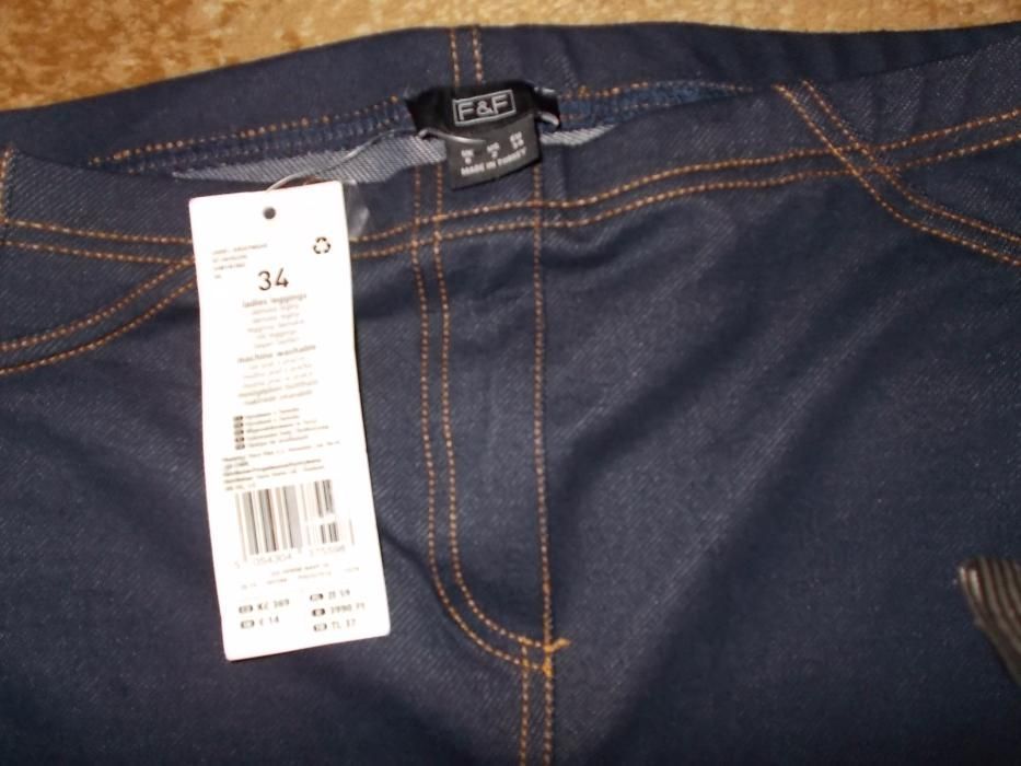 Super legginsy F&F rozm.34 NOWE