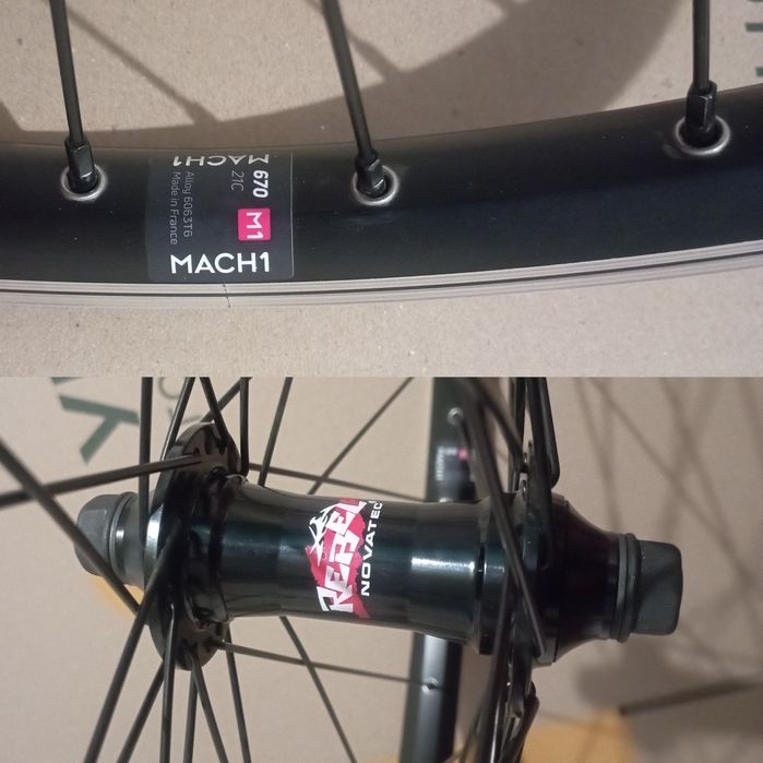 Колесо 26" Mach1 670, втулка Novatec A725SB, street / dirt / BMX / MT
