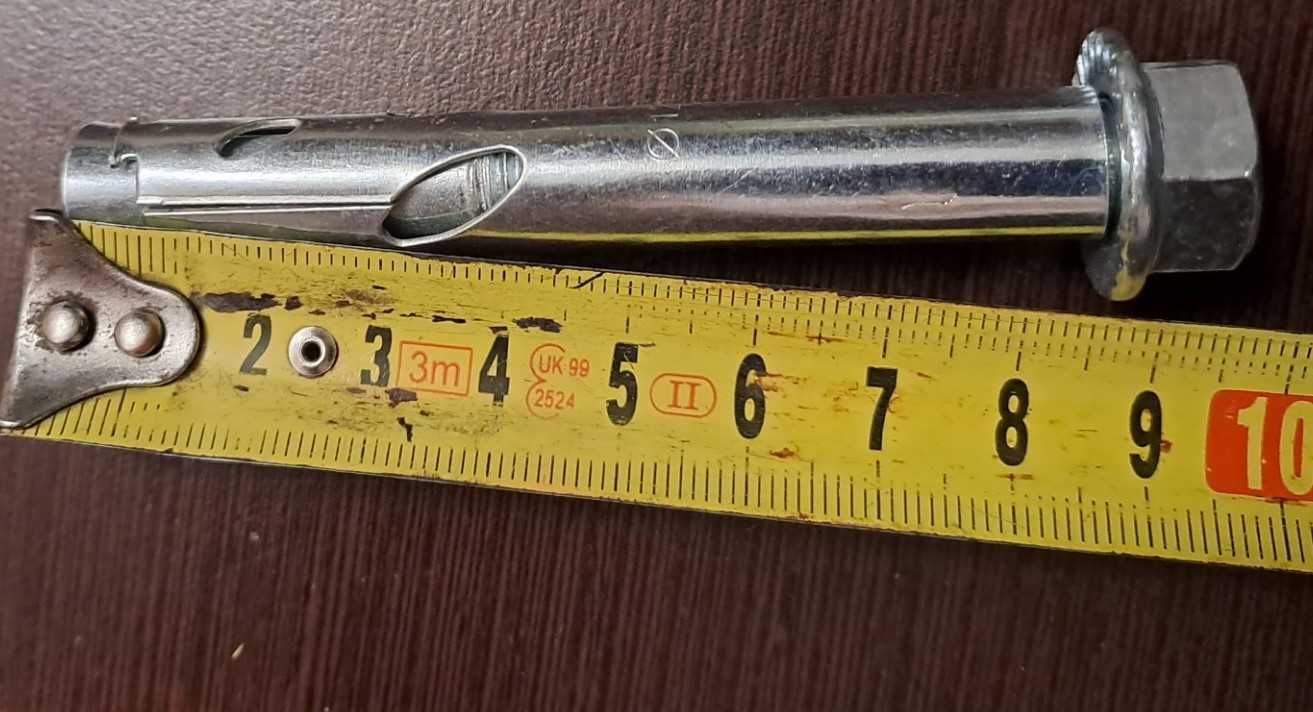 Kotwy do betonu m12x80mm - 4 sztuki