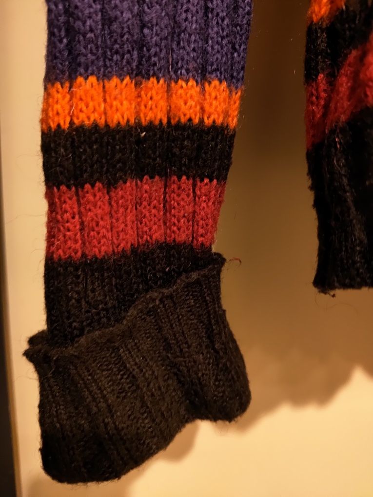 Sweter Hema L 40 w paski kolorowy