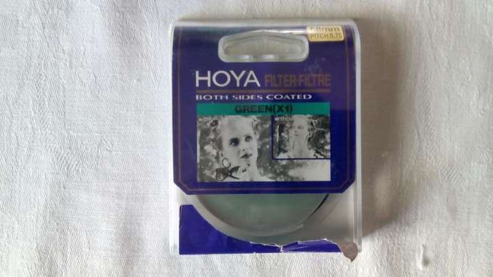 Filtro para fotografia P/B 58mm Hoya