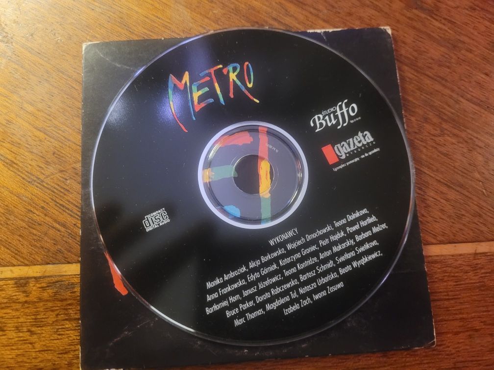CD Metro The Musical 2001 Buffo Promo