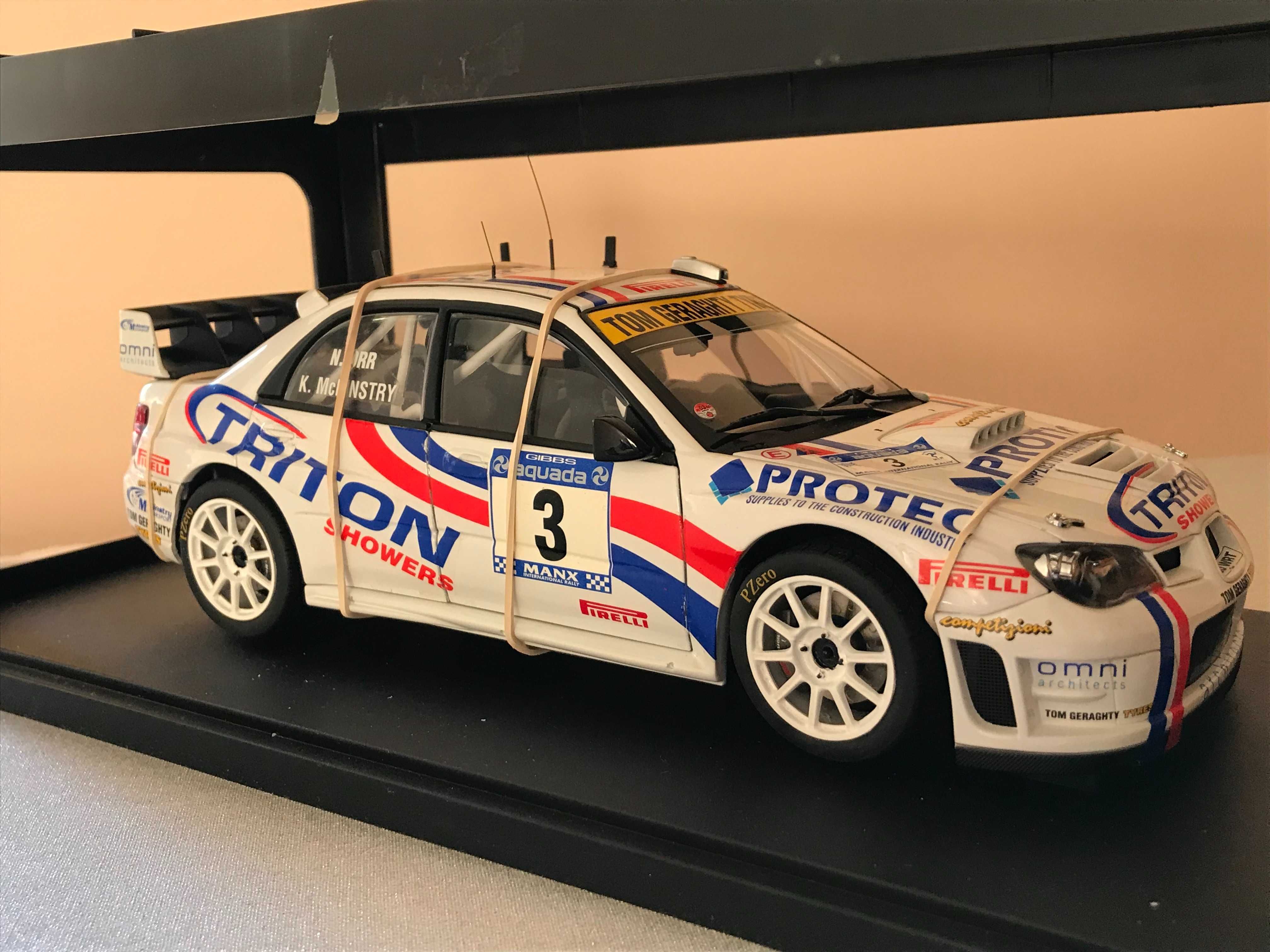 Autoart 1:18 Subaru Impreza WRC 2006 S12 wersja rajdowa - kalkomania