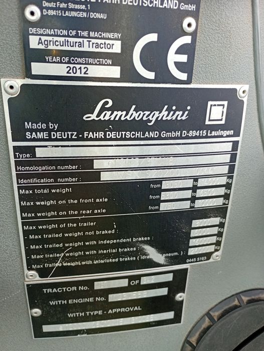 Трактор Deutz-Fahr Agrotron 2012