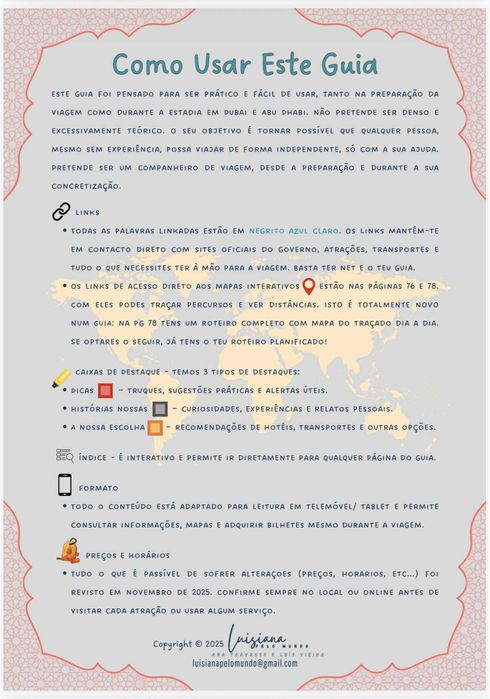 GUIA DE VIAGEM - Dubai & Abu Dhabi (PDF)
