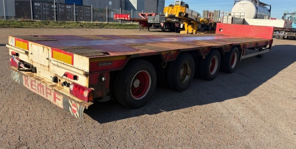 Naczepa niskopodwoziową 4 osie goldhofer STN-L4-50/80