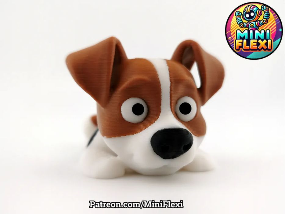 Mini Cão Jack Russell Terrier Flexi Articulado