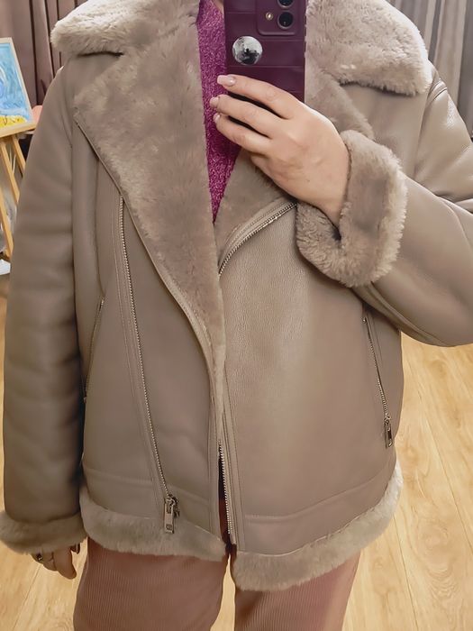 Натуральна дублянка Mango