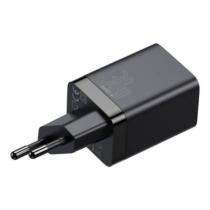 BASEUS ładowarka sieciowa USB A + Typ C PD QC3.0 30W CCSUPP-E01/CCC