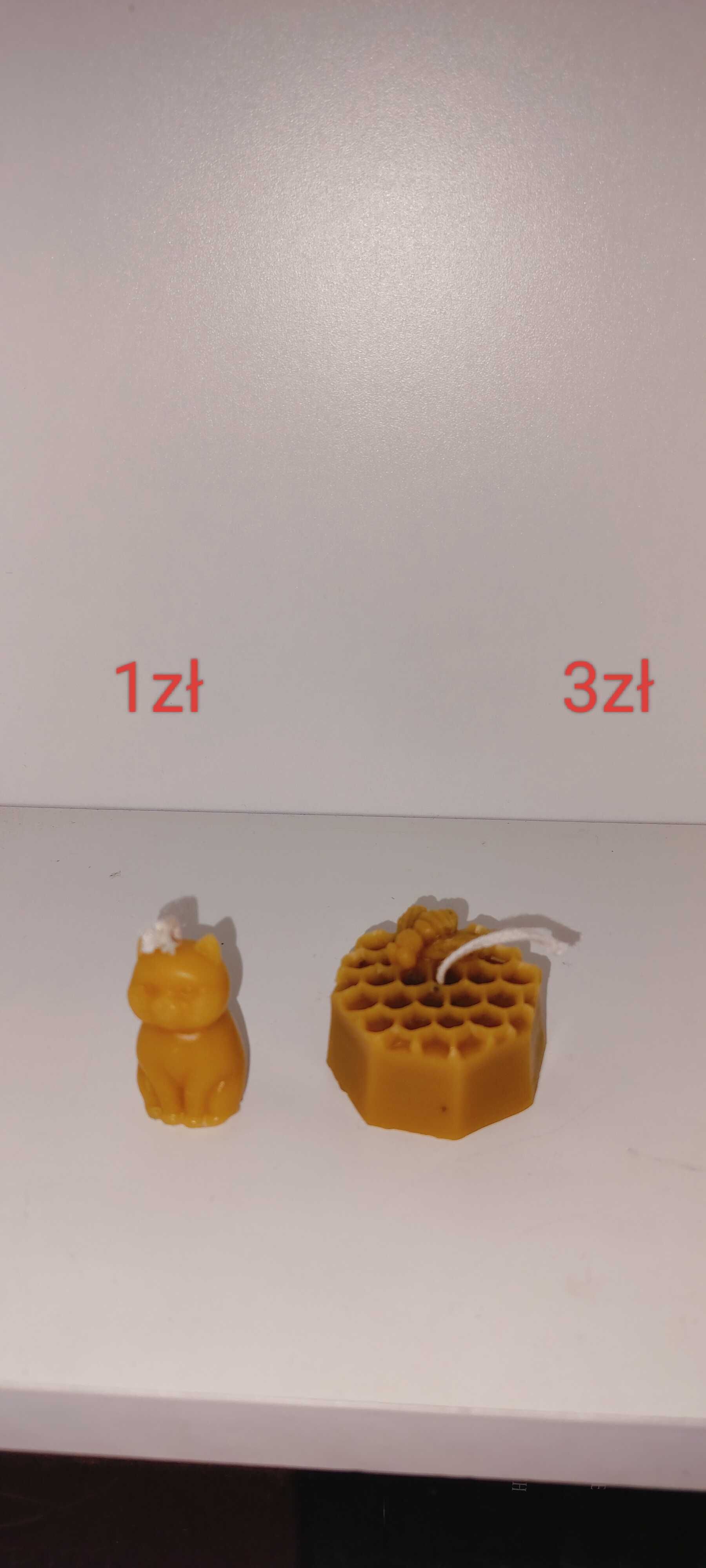 Świeczki z wosku pszczelego