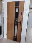 OKAZJA, drzwi zewnętrzne stalowe ocieplone gr.68mm 80lewe winchester