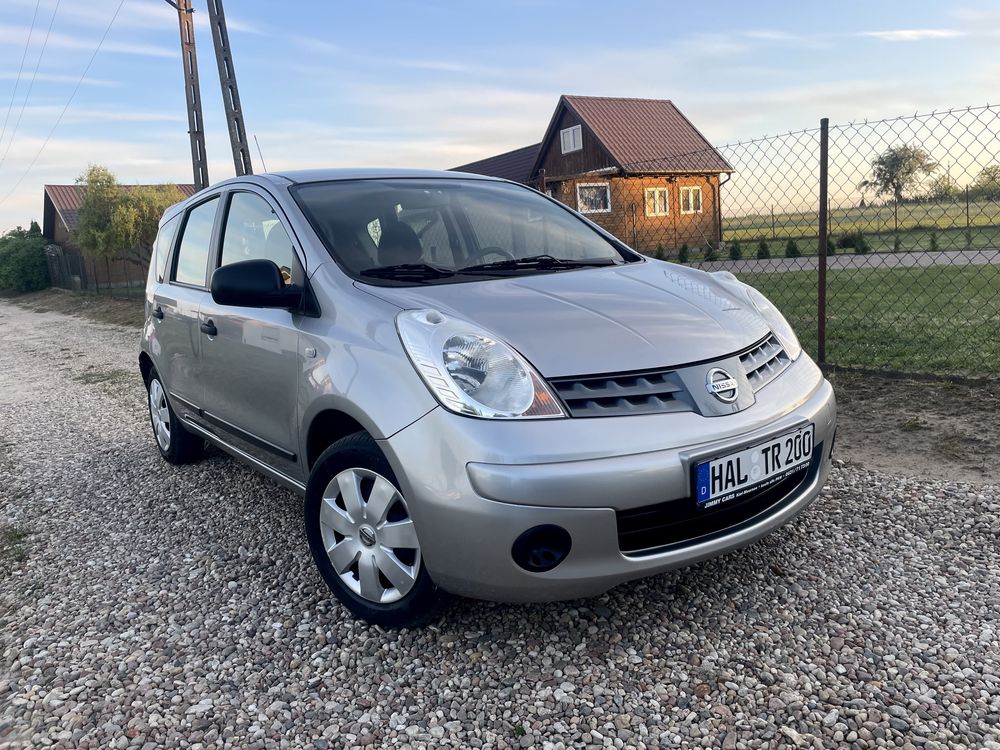 Zadbany Nissan Note 2008r. 1.4 Benzyna! Stan Bdb!