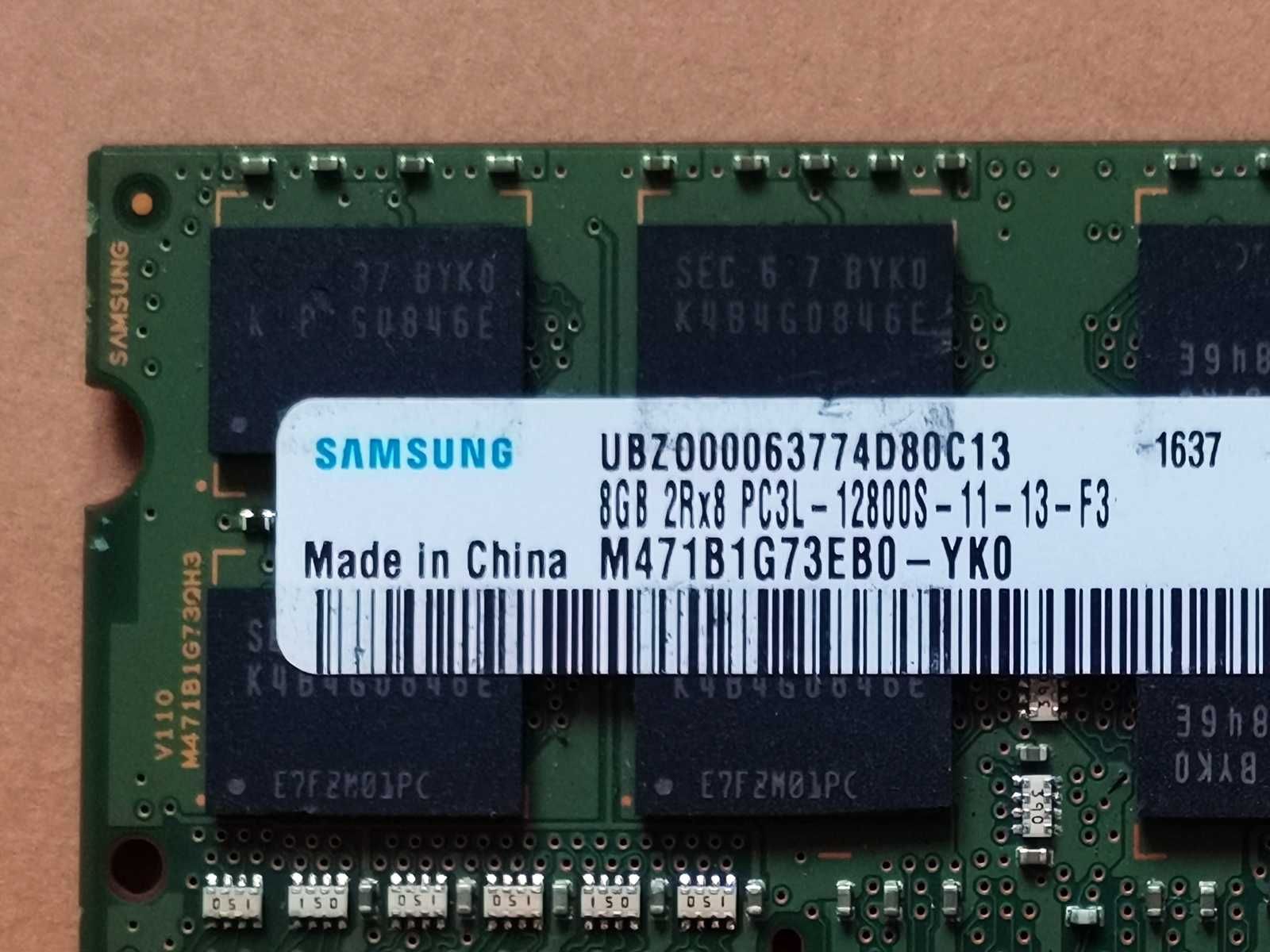 DDR3 8GB Samsung 12800 L
