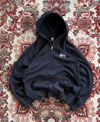 Stussy vintage zip up hoodie sk8 rap оригинал legit