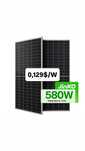 ‼️580Вт Jinko Solar Сонячна панель двостороння JKM580N-72HL4-BDV