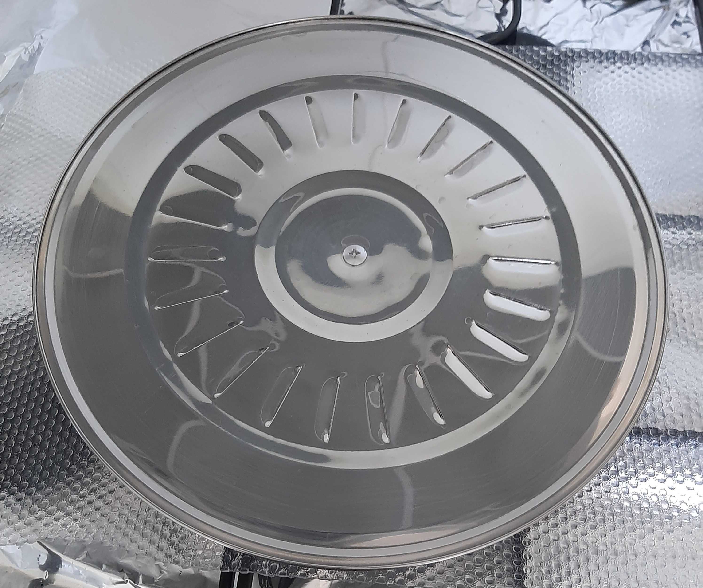 Tampa de Panela em Inox Desvaporizadora 30cm como nova