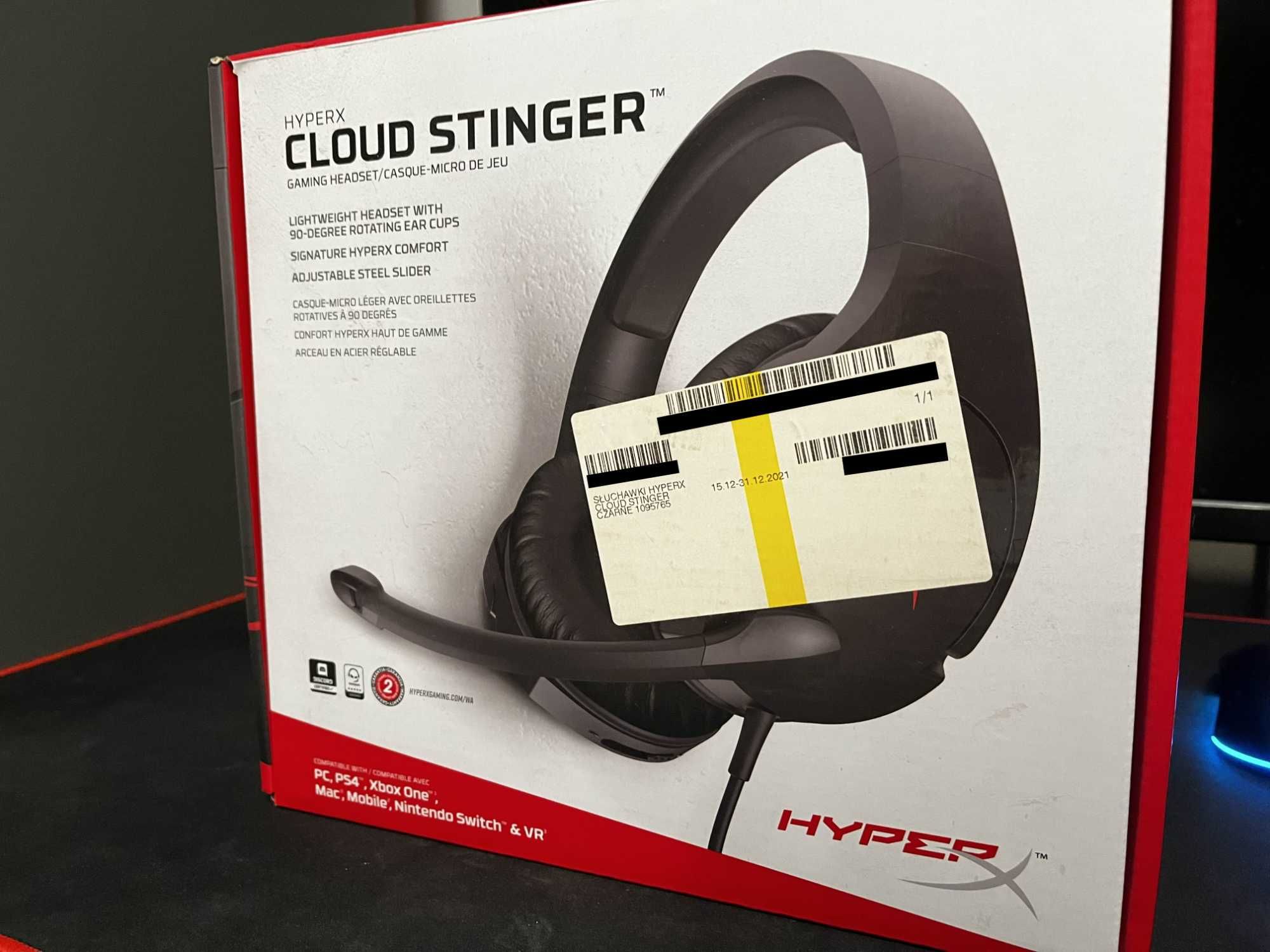 Słuchawki HyperX Cloud Stinger