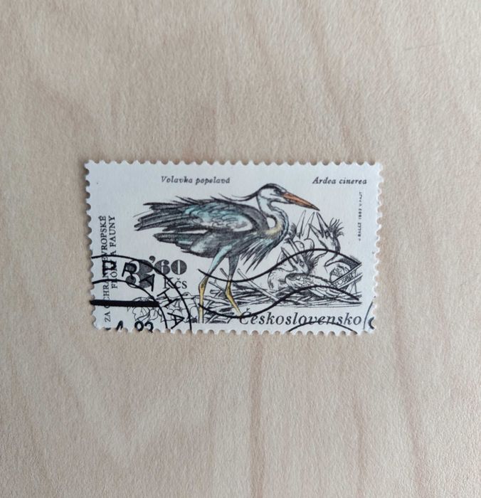 Czechosłowacja 1983, Natura fauna i flora, 4 znaczki, vintage