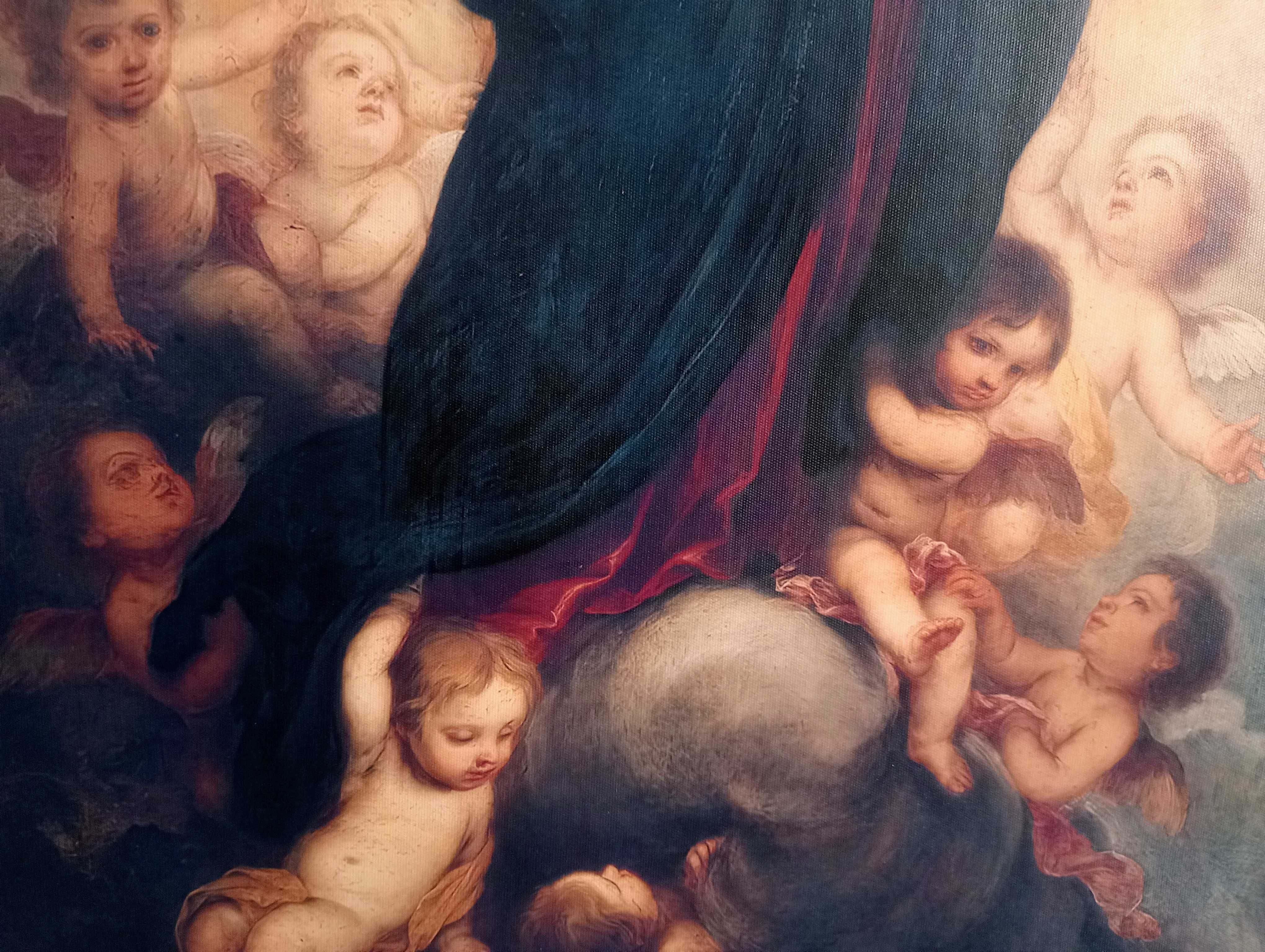 Obraz na płótnie -Virgin And Child In Glory, Bartolomé Esteban Murillo