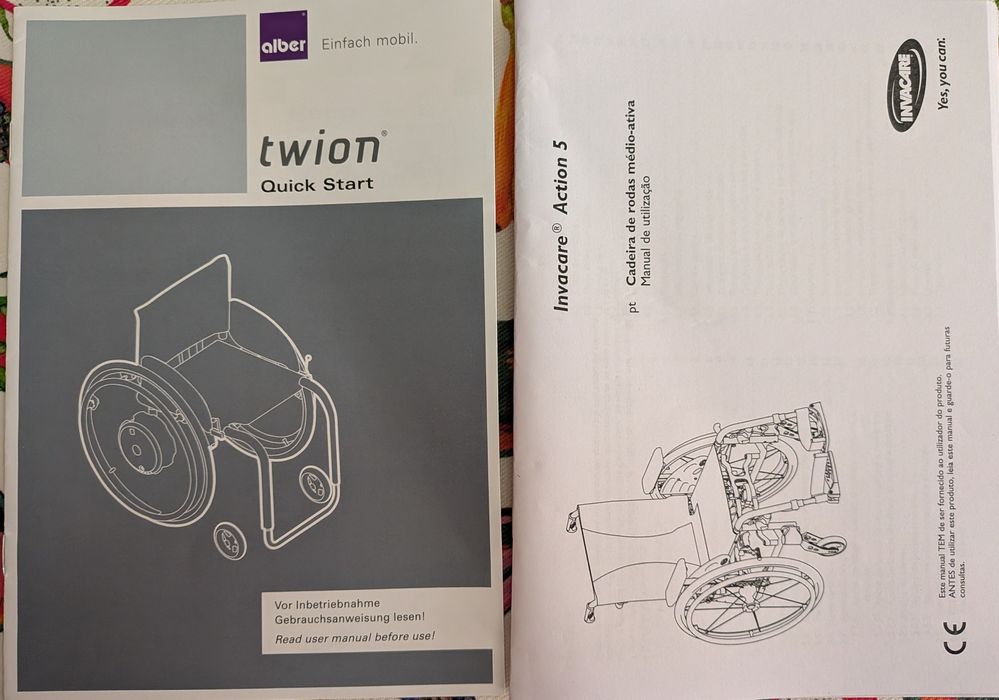 Cadeira de rodas Invancare Action 5 Twion