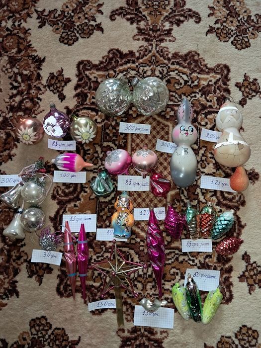 Игрушки новогодние СССР/іграшки новорічні СРСР