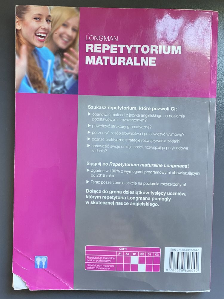 Repetytorium maturalne z j.angielskiego Pearson  pozim podstaowowy