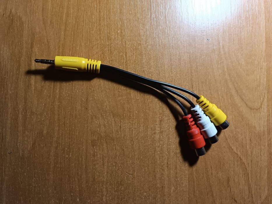 Кабель аудіо/стеріо "Тюльпан" mini-jack 3,5