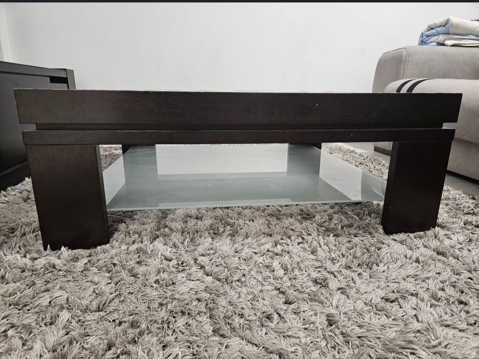 Mesa de Apoio Madeira escura