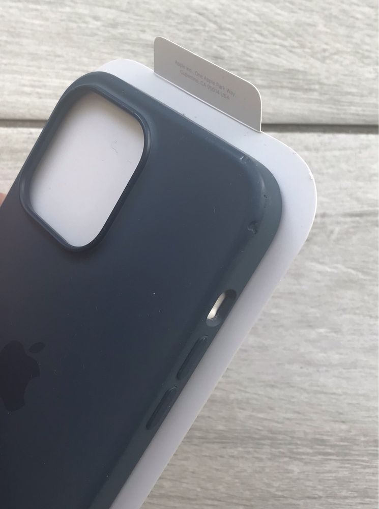 Oryginalne Plecki Apple iPhone 14 Pro Max Silicone Case granatowy