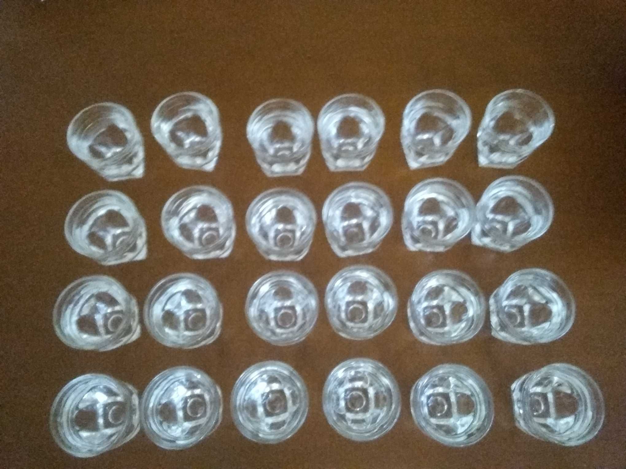 Kieliszki do wódki zestaw 24 sztuk mocne szkło Veba Glas