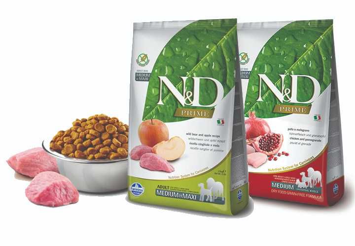 Farmina N&D (Grain Free) Adulto Medium-Maxi - Frango e Javali