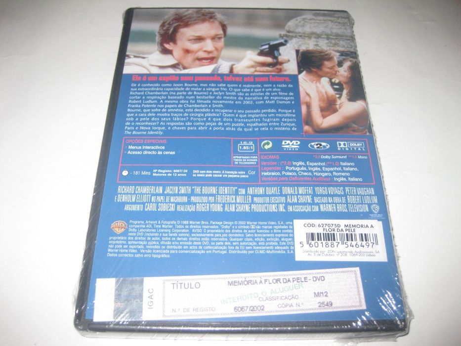 DVD "Memória á Flor da Pele" Raro/Selado!