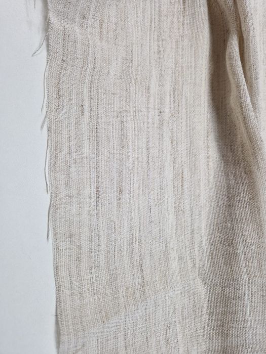 Tkanina beż w typie lnu szer.90 cm.