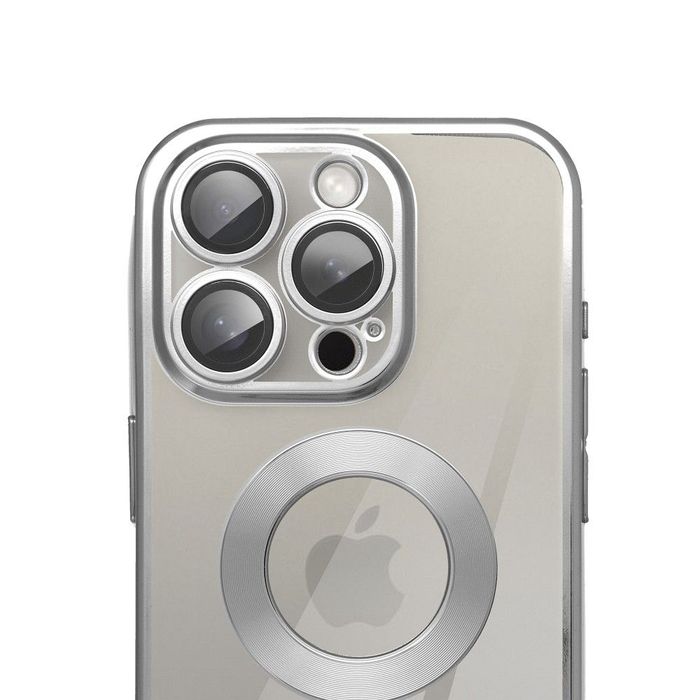 Futerał GLAM do IPHONE 17 Pro Max srebrny