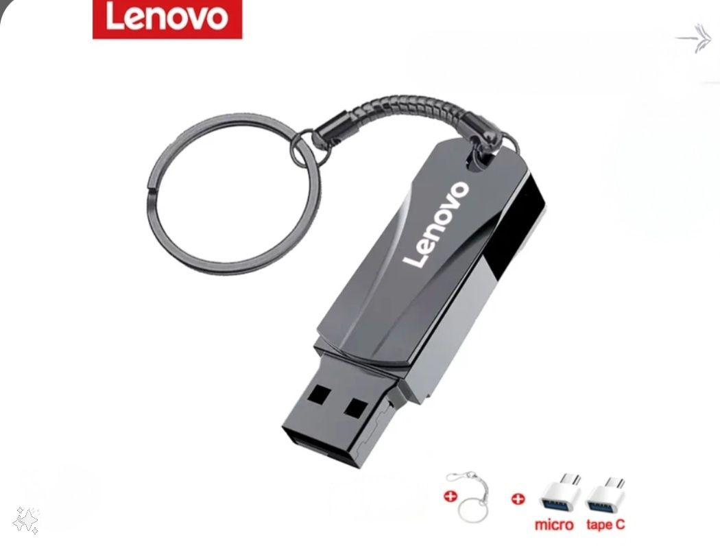 Pendrive Lenovo 2tb 2 TB pamięć FLASH USB 3.0 + gratis