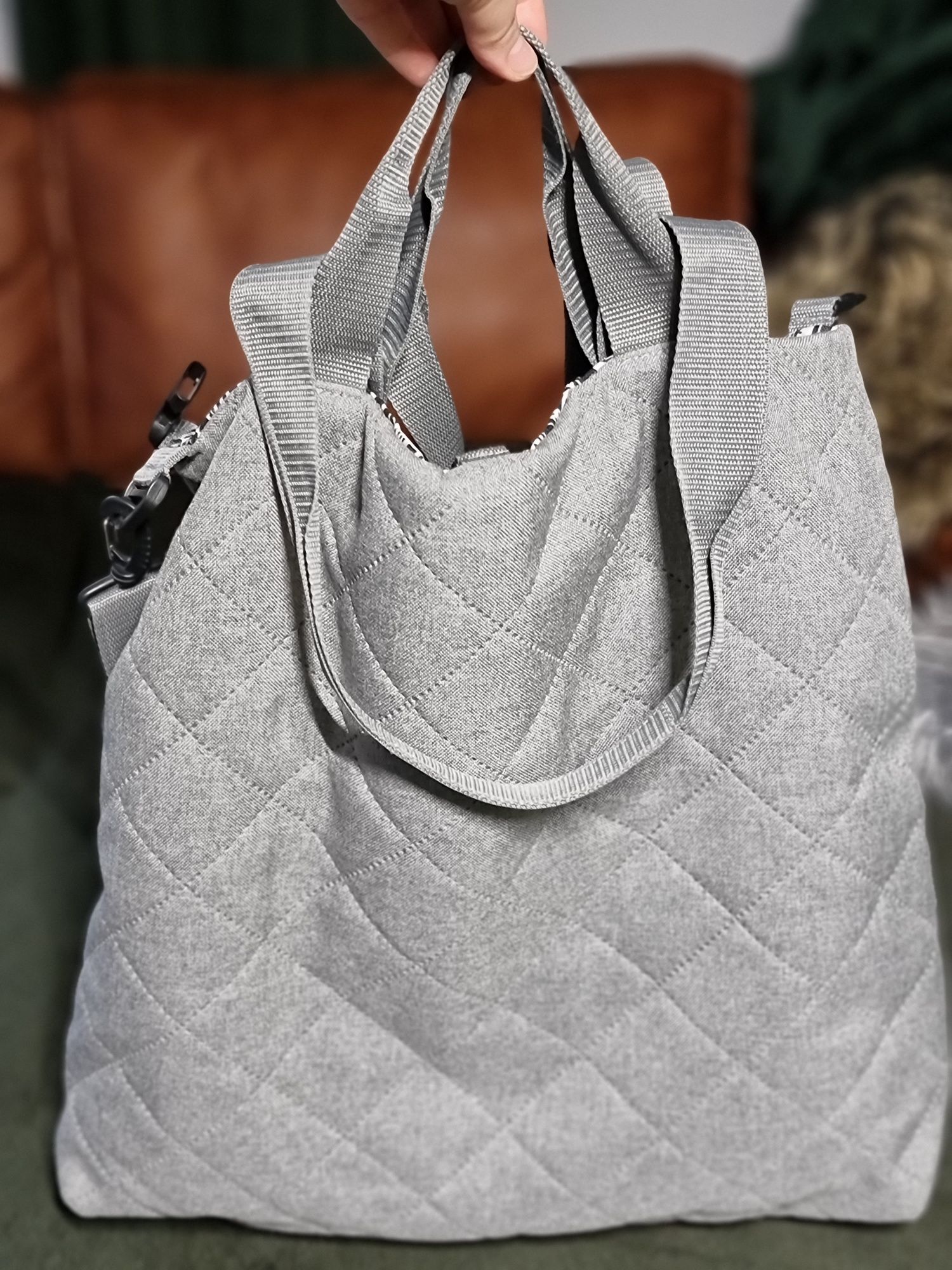 Torba dwustronna Zieliński Bags ZielińskiBags shopper monstera