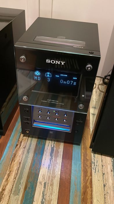 Aparelhagem Sony CMT-MD1 Mini Hi-Fi System Compact MINI DISC minidisc