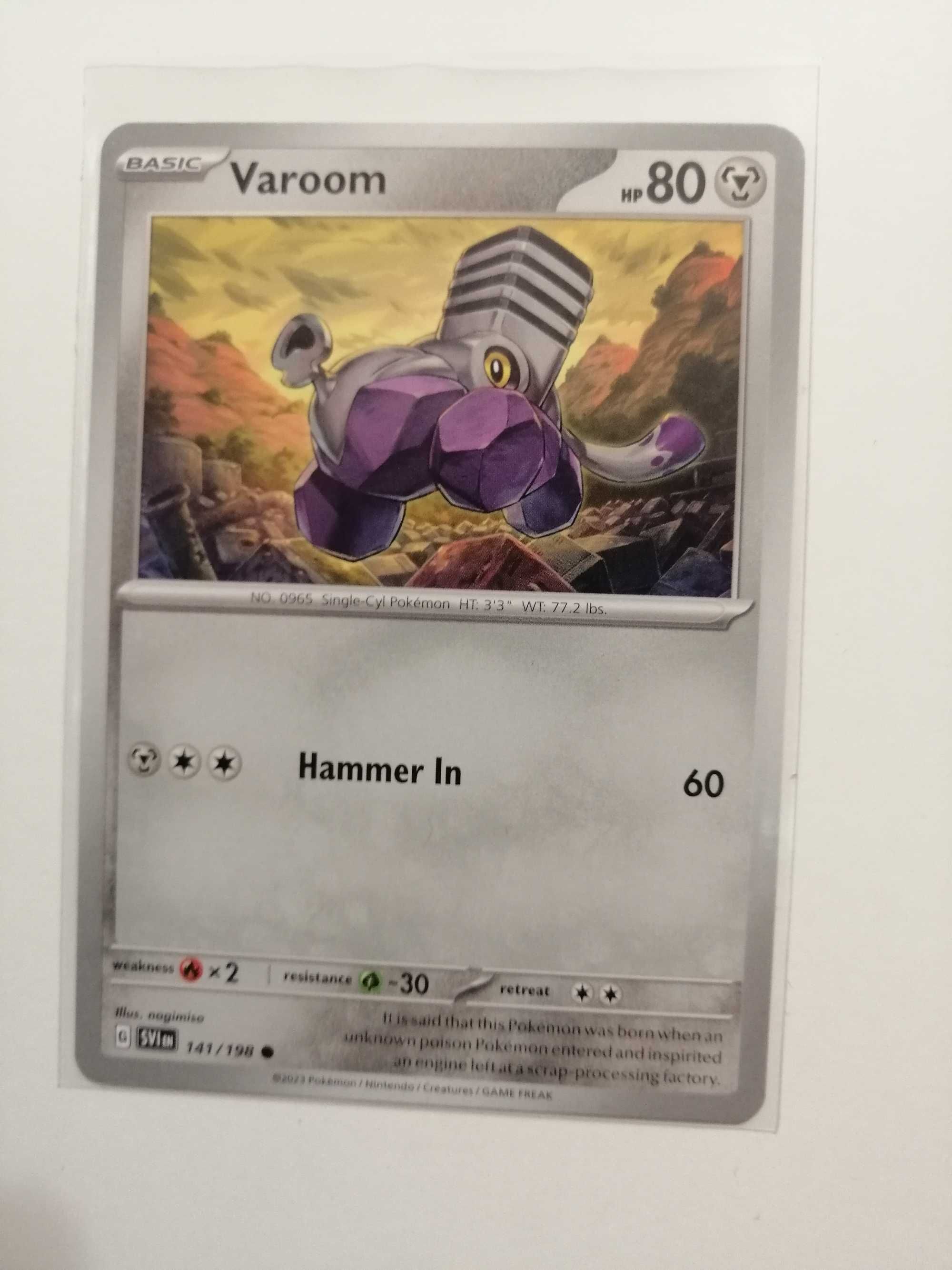 Karta Pokemon Varoom (SVI 141) Scarlet & Violet