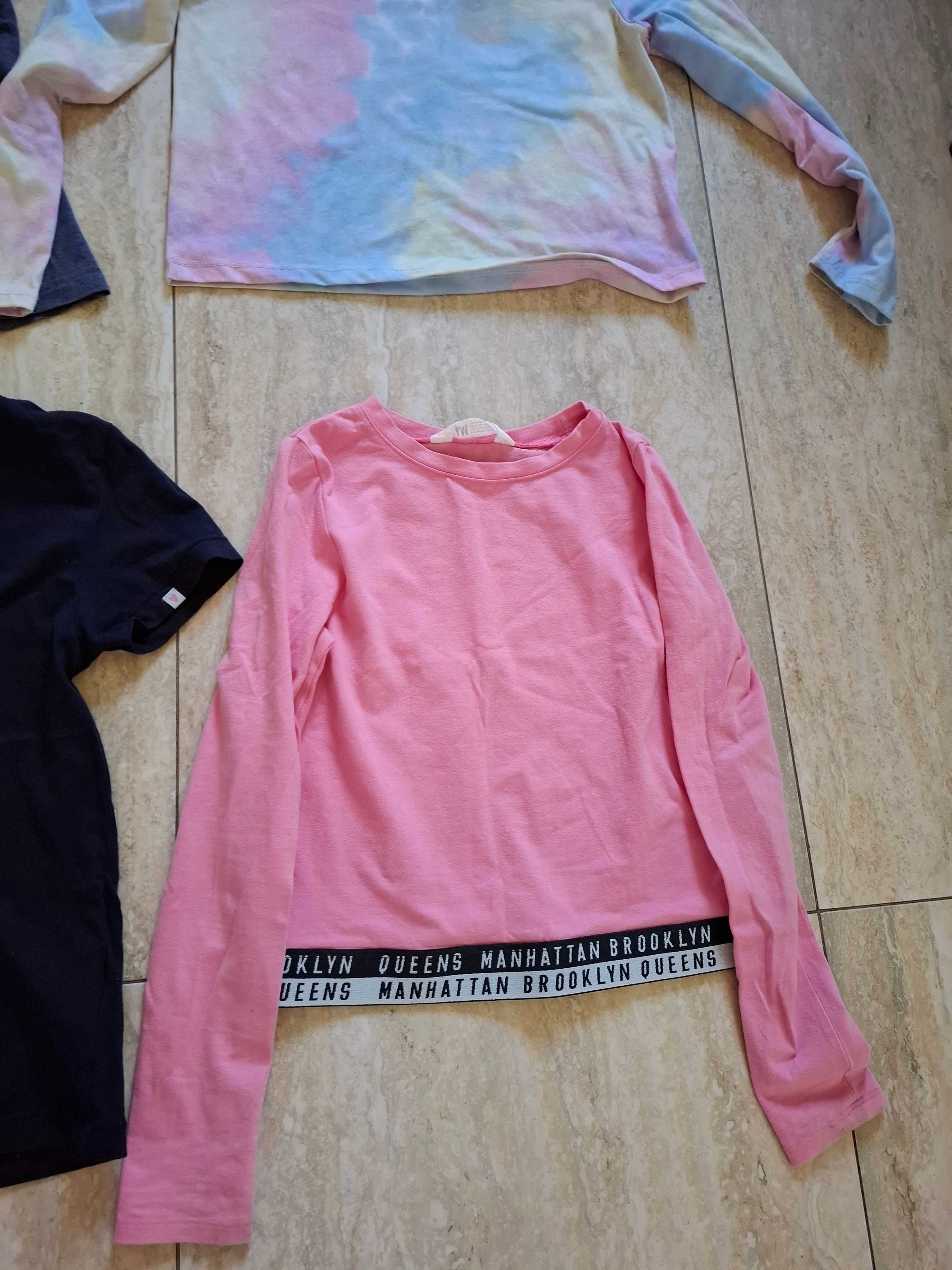 Zestaw Koszulki t shirt bluzy r 134 140  h&m