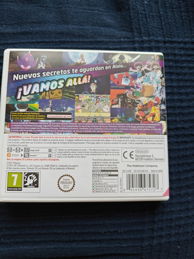 Pokemon Ultra Moon Nintendo 3DS