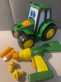 John Deere zbuduj traktor Johnny TOMY