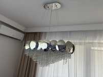 Lampa wiszaca z krysztalkami