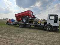 Pomoc drogowa, Laweta, transport maszyn rolniczych, budowlanych
