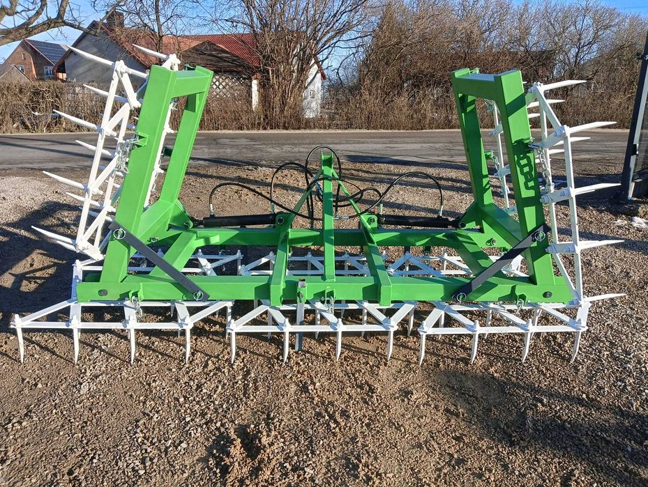 BRONY HYDRAULICZNIE składane ciężkie polowe -5pól -2 siłowniki-20 ząb