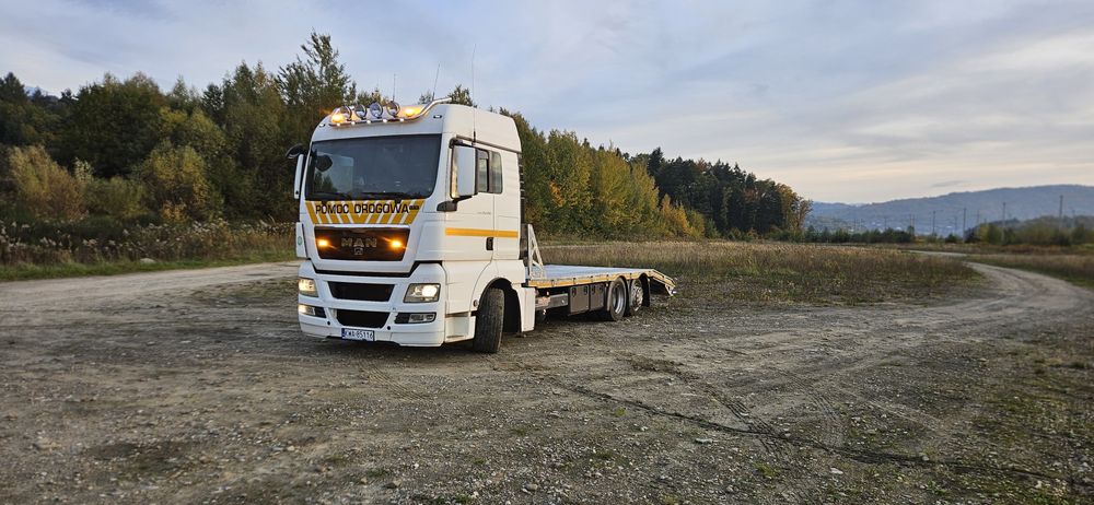 Pomoc drogowa Man Tgx 2012 / hydrauliczny najazd/ ocynk ogniowy