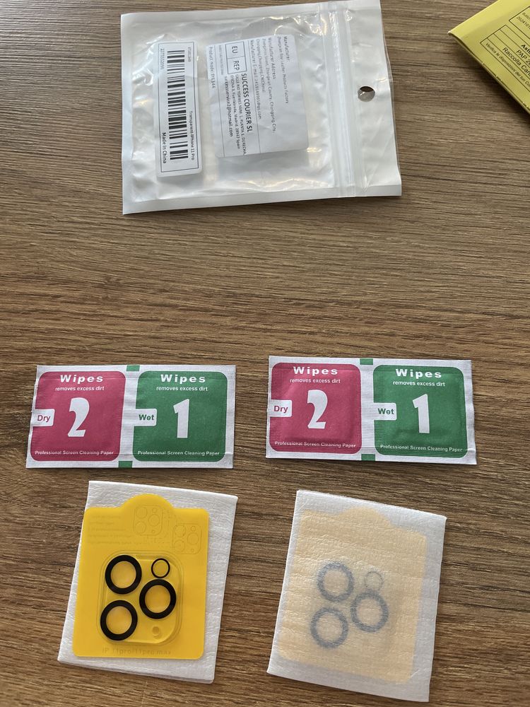 Etui do IPhone 11 pro + folia hydrożelowa + szkło na aparat