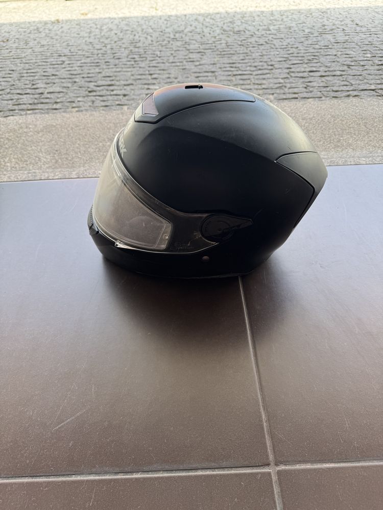 Capacete shark preto mate