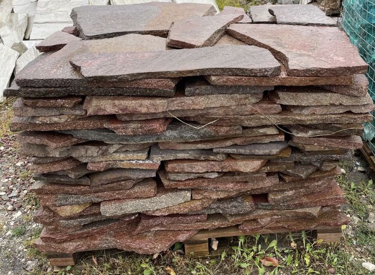 Łupek Naturalny Porfir Włoski Płyty Ogrodowe Akwarium Elewacja Ścieżka