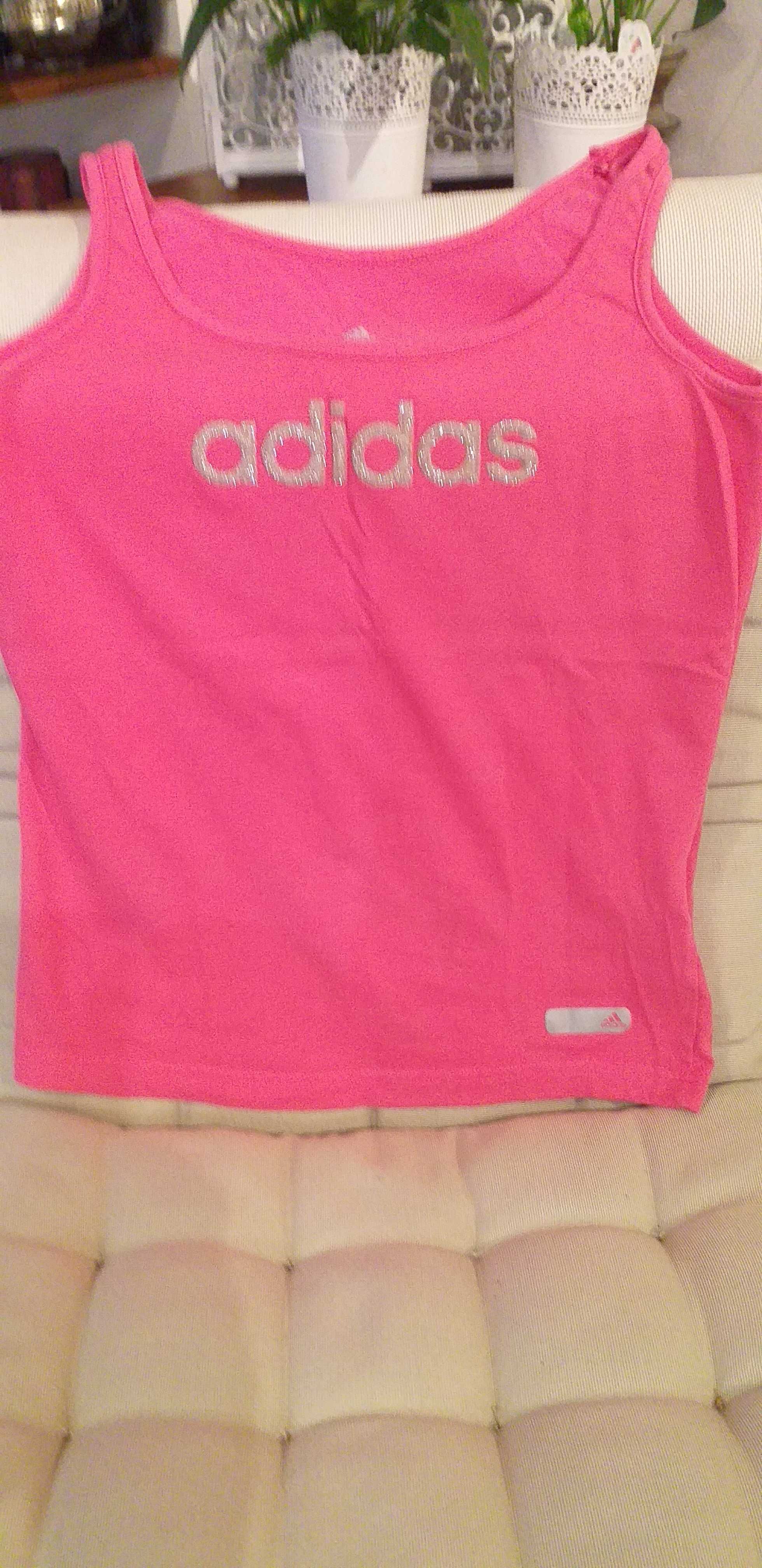 Adidas bluzeczka bez rękawów r.S